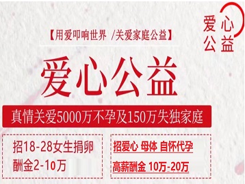 宏伟捐卵助孕生子 爱心志愿者招募